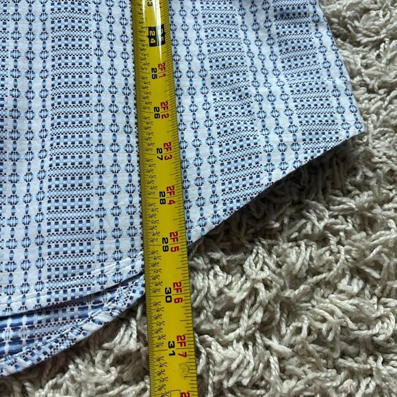 Robert Graham Intricate Geometric Weave Pattern French Cuff Button-Up Shirt XL - Picture 7 of 13